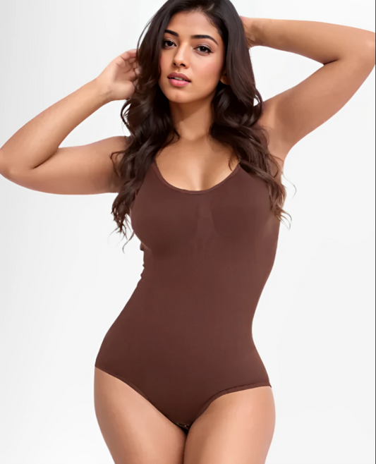 Brown Shapewear Bodysuit