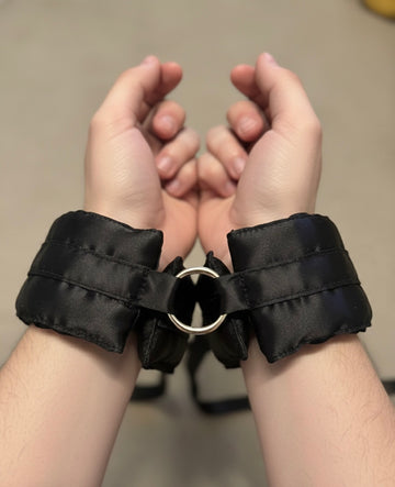 Satin Handcuffs for couples
