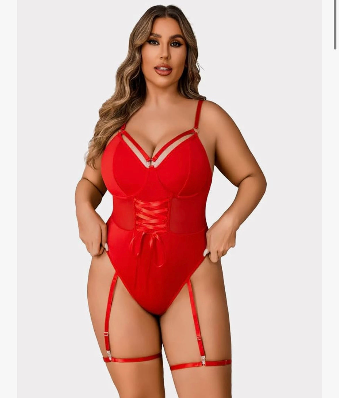 Fatal Attraction Strappy Bodysuit 🖤🔥