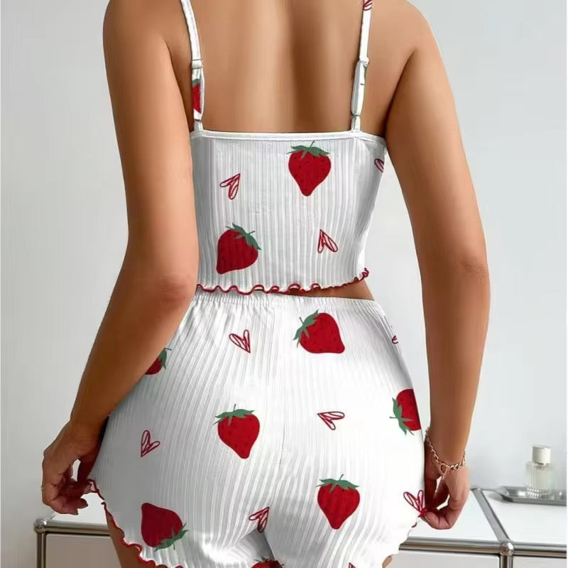 Strawberry 🍓 Print comfy Nightsuit 2Pc🍓