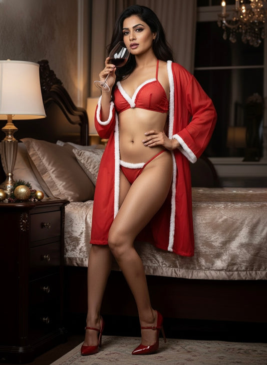 Erotic Bikini with Robe (3pc)
