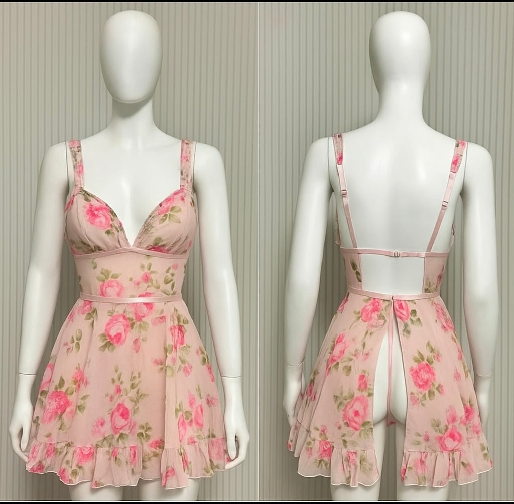 Rosé Bloom Babydoll