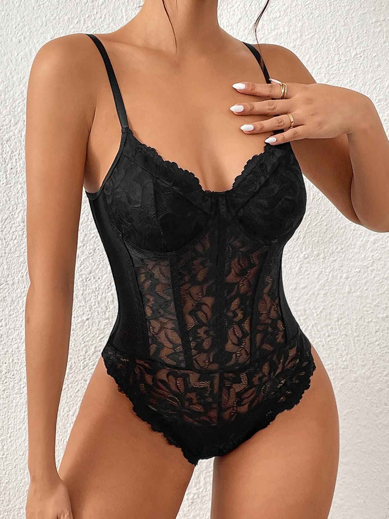 Stylish Bodysuit Flawless Fit & Sheer Seduction