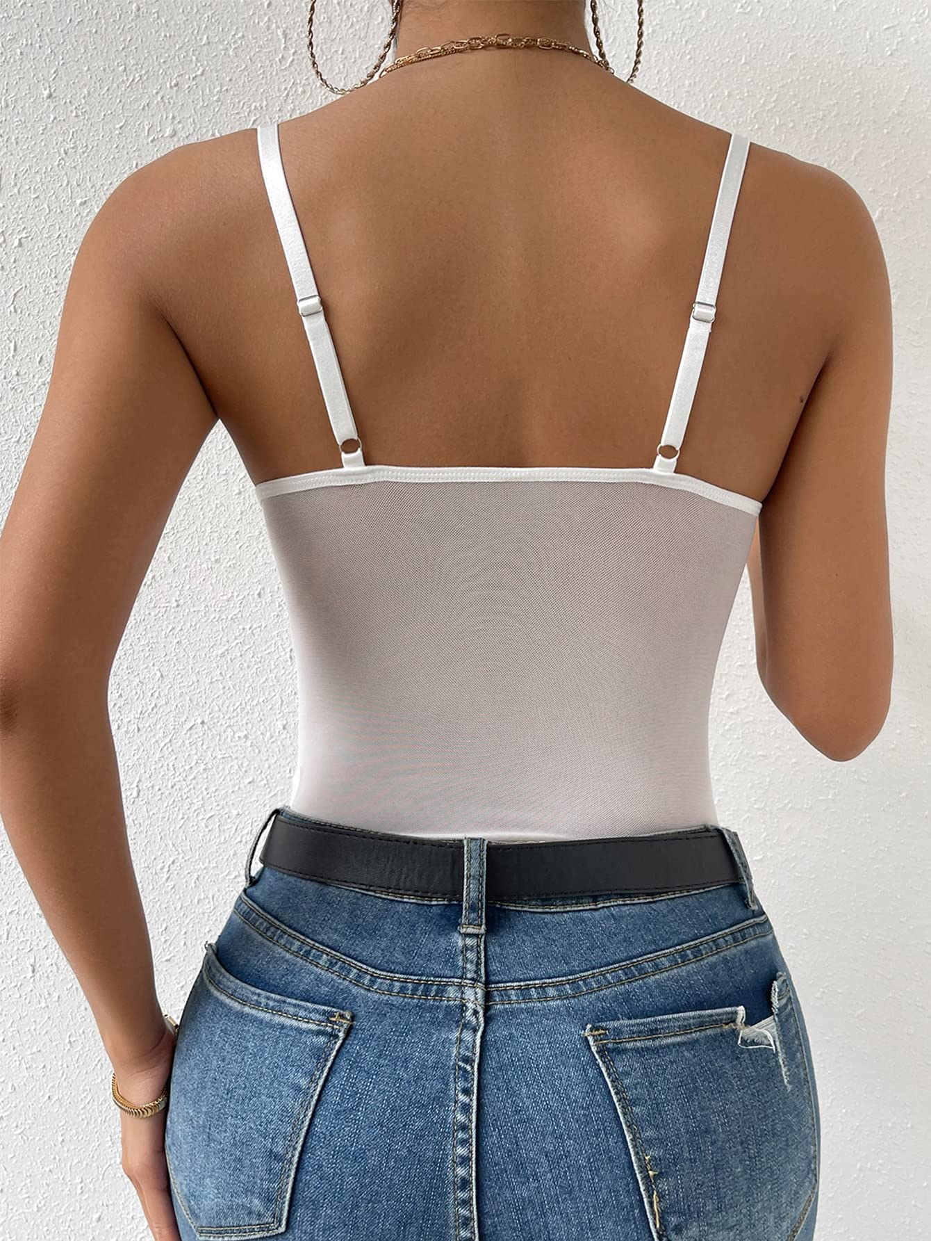Stylish Bodysuit Flawless Fit & Sheer Seduction
