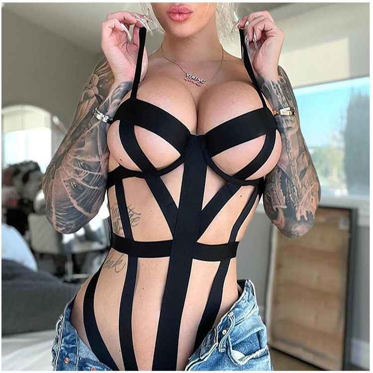 Dark Cage bodysuit