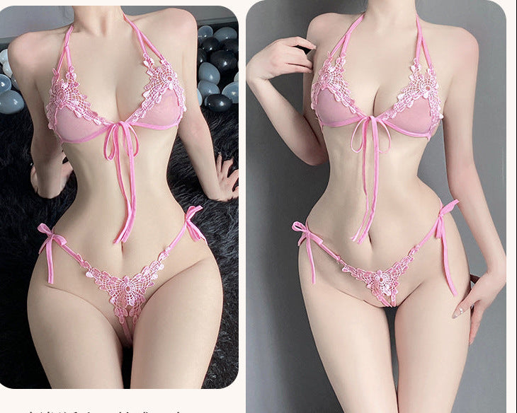 Pink Lace Lingerie set