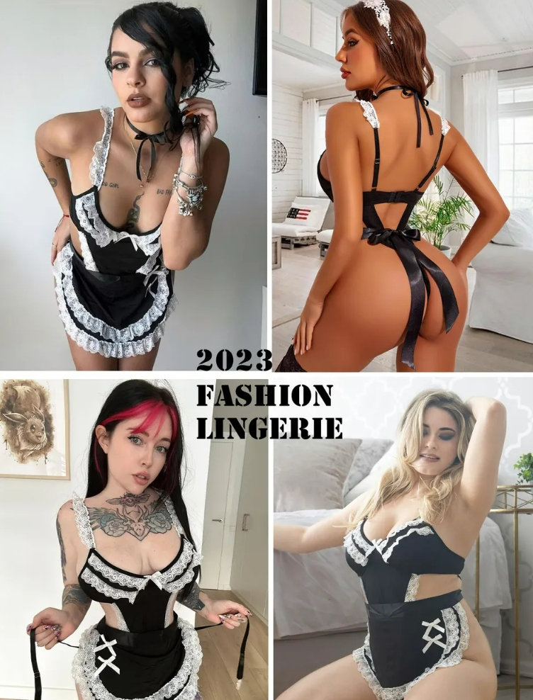 Seductive Maid Roleplay lingerie