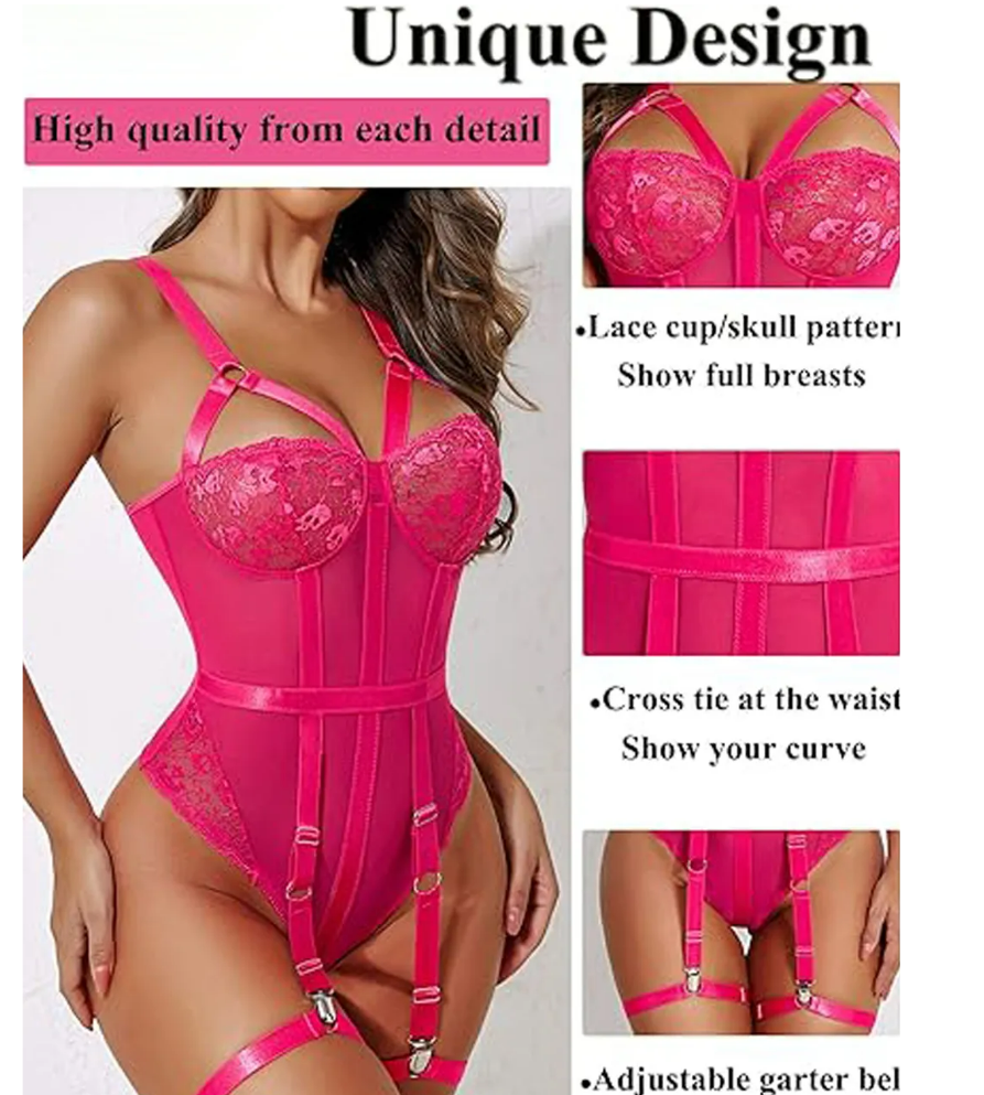 Baddie Garter Set & Bodysuit