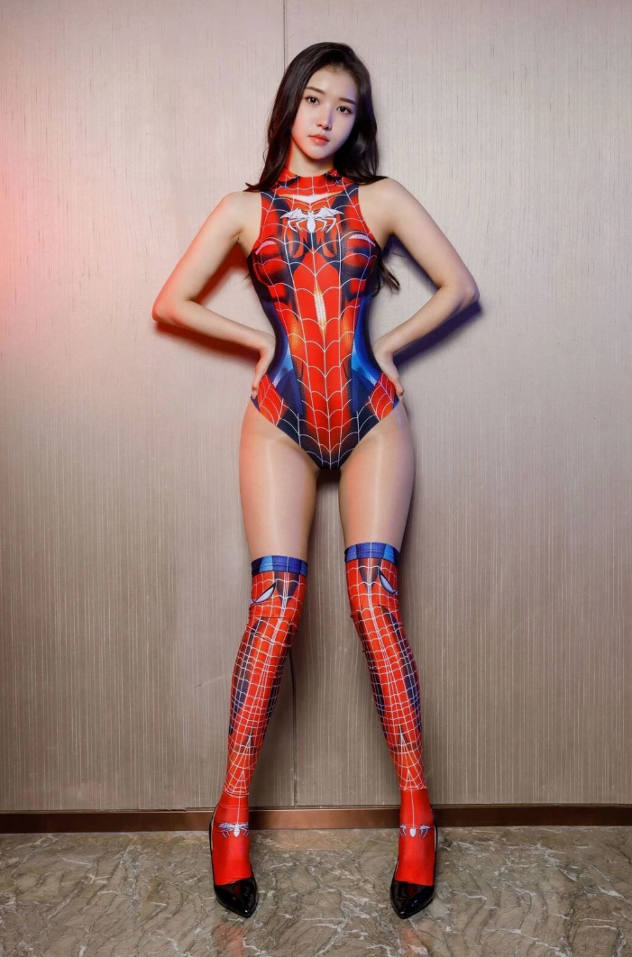 Spider Baddie Bodysuit Fantasy Set