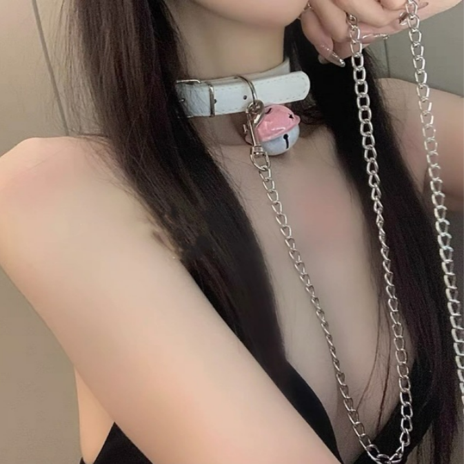 Kitten Bell Chain Choker