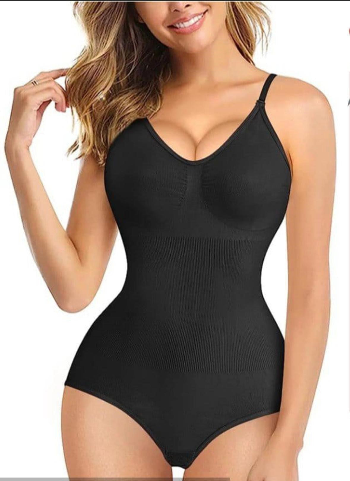 SculptX Black Shapewear Bodysuit